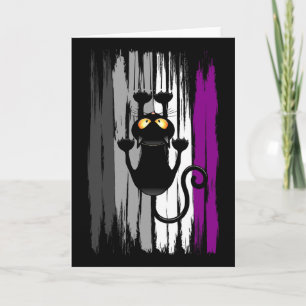 Cartão Caos de Gato Subindo Ace Orgulho Engraçado Arranhã