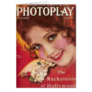 Cartão Capa de revista do filme de Nancy Carroll