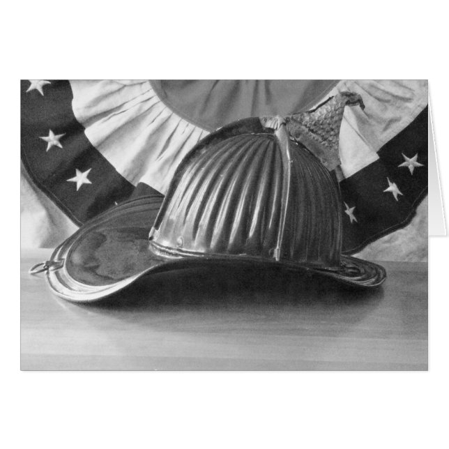 Cartão Capacete anti-incêndio (Frente Horizontal)