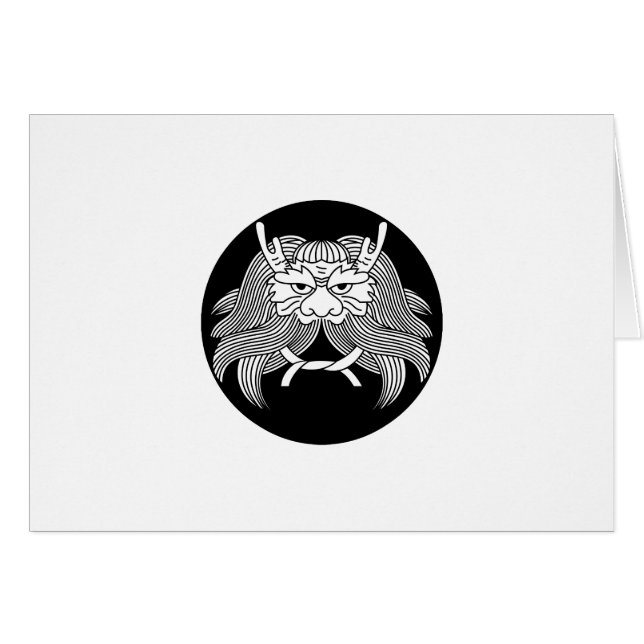 Cartão Capacete demônio (Frente Horizontal)