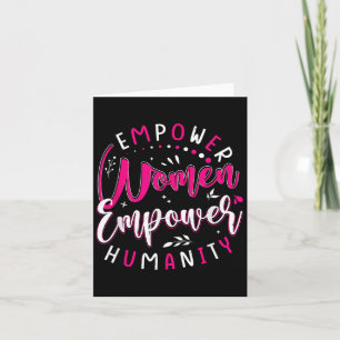 Cartão Capacitar Mulheres Capacitam A Humanidade Emponós 