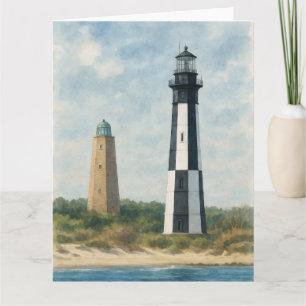 Cartão Cape Henry Lighthouses