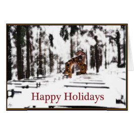 Cartão Capela da Floresta em Feriados Felizes Neves