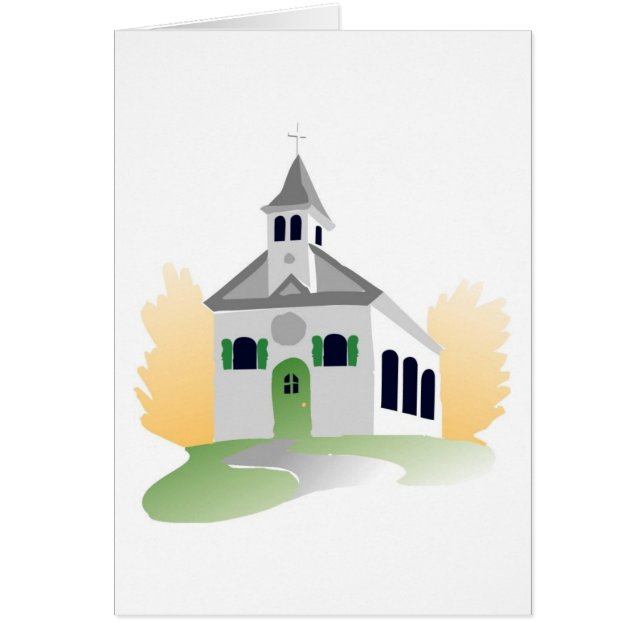 Cartão Capela da Igreja Branca (Frente)