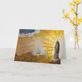 Cartão Capela de Nossa Senhora de Guadalupe, Lourdes, Fra