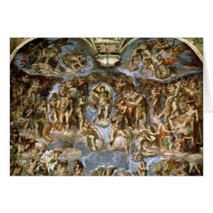 Cartão Capela de Sistine: O último julgamento, 1538-41