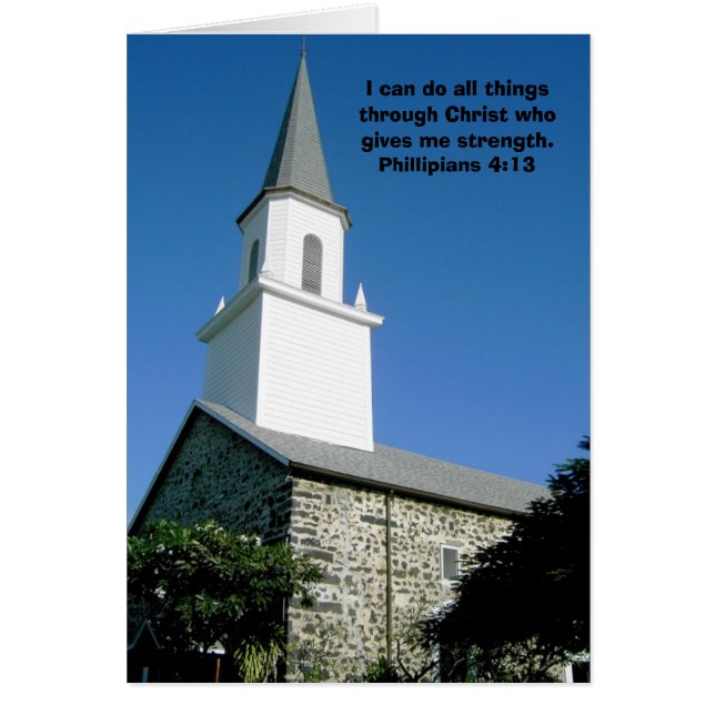 Cartão Capela Havaiana (Frente)