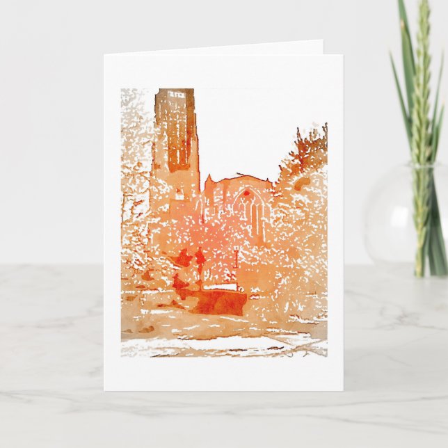 Cartão Capela Notecard de Rockefeller (Frente)