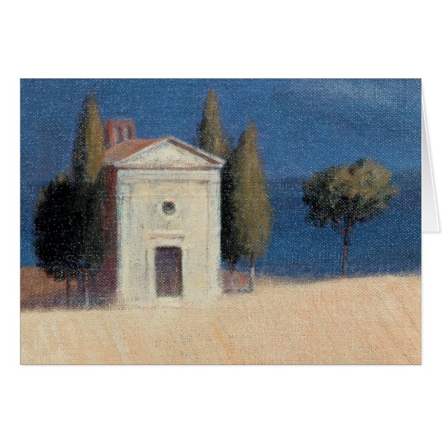 Cartão Capela perto de Pienza II 2012 (Frente Horizontal)