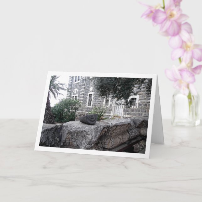 Cartão Capernaum, A Cidade de Jesus, Mar da Galileia (Orquídea)