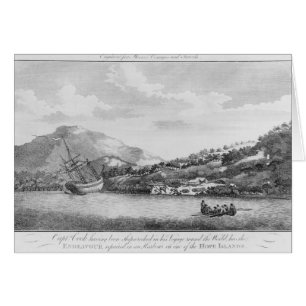 Cartão Capitão Cozimento que shipwrecked