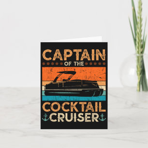 Cartão Capitão de navio divertido
