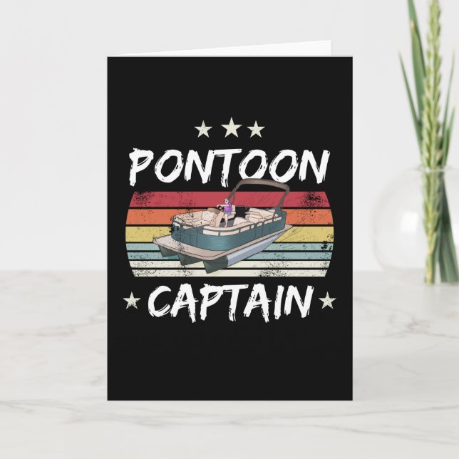 Cartão Capitão de Pontão Presente de Pontão (Frente)