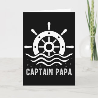 Cartão Capitão Papai Navegando no Dia dos Pais Capitão de