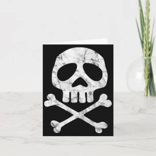 Cartão Capitão Pirata Espacial Caveira Festa Dia Das Brux