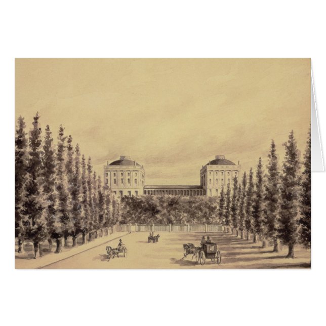 Cartão Capitólio dos Estados Unidos da Pensilvânia Avenue (Frente Horizontal)