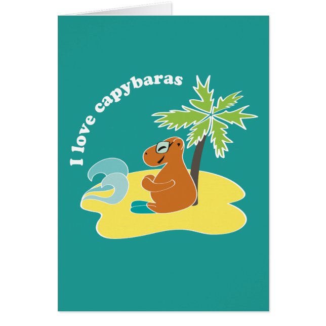 Cartão Capivara (Frente)