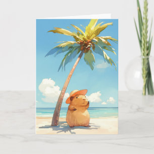 Cartão Capivara Nos Trópicos