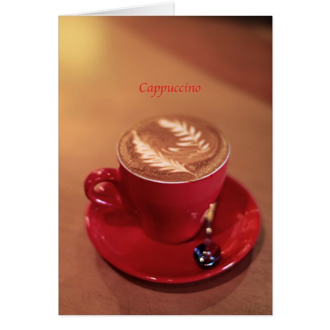 Cartão Cappuccino (Frente)