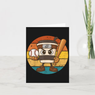 Cartão Cappuccino Ino Baseball Cute Brainrot Memória Ital