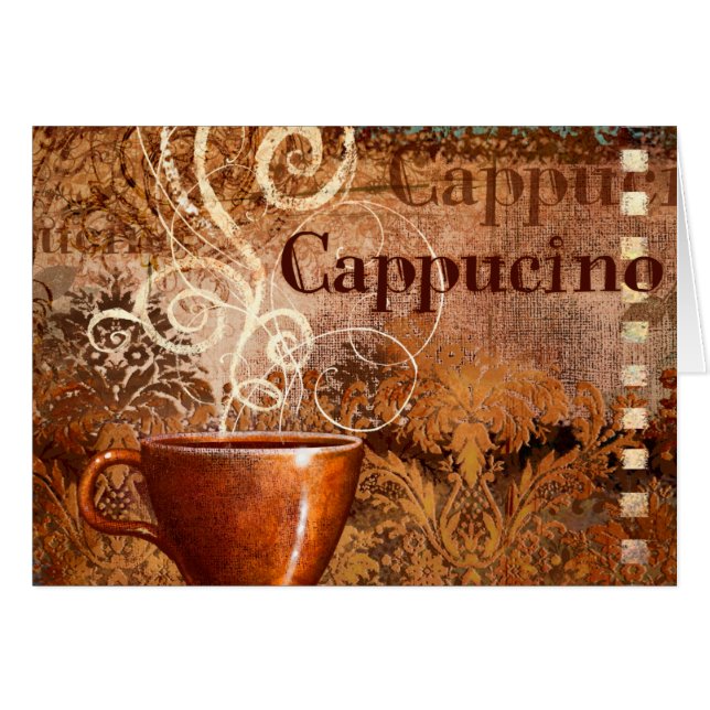Cartão Cappucino (Frente Horizontal)