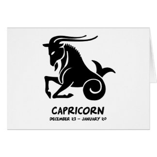 Cartão Capricórnio