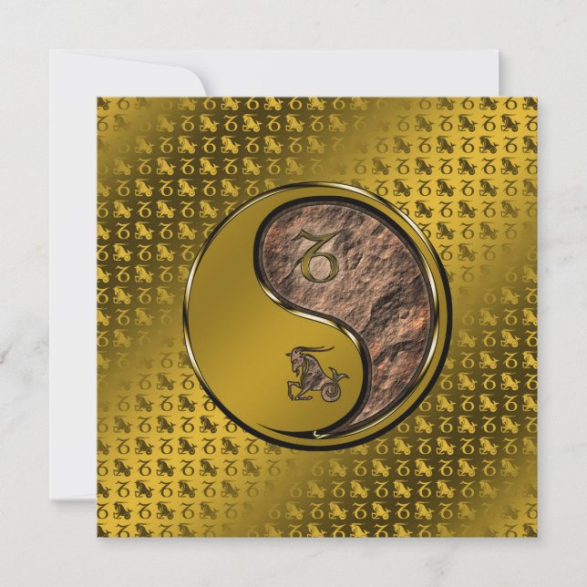 Cartão Capricórnio do Mar (Frente)