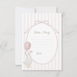 Cartão Cápsula cor-de-rosa Bobo