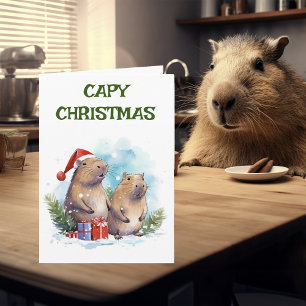 Cartão Capy de Natal Capy