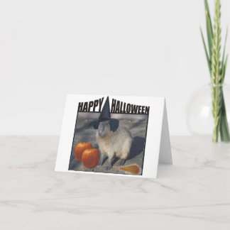 Cartão Capybara Halloween