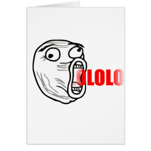 Cartão Cara de LOL