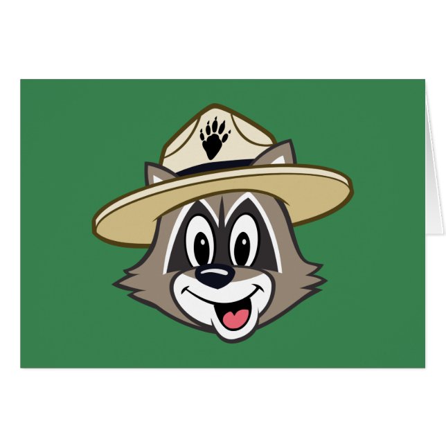 Cartão Cara do rick da guarda florestal do rick | da (Frente Horizontal)