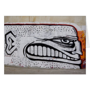 Cartão Cara zangada