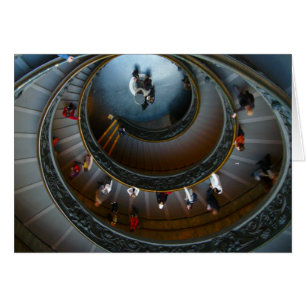 Cartão caracol circular vaticano