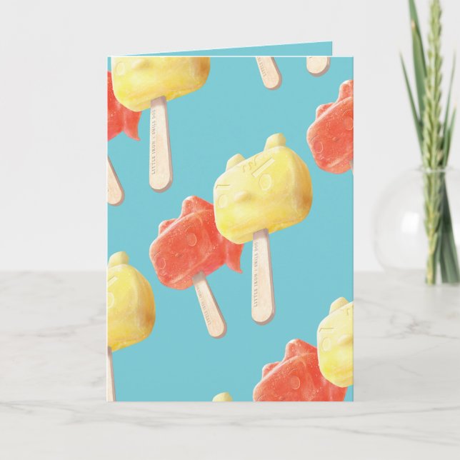 Cartão Caracter Popsicles (Frente)