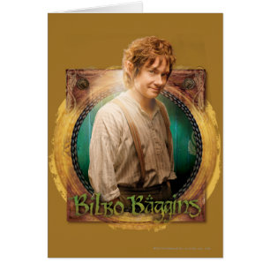 Cartão Caractere BILBO BAGGINS™ com nome