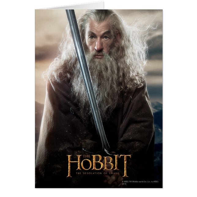 Cartão Caractere Gandalf Poster 2 (Frente)