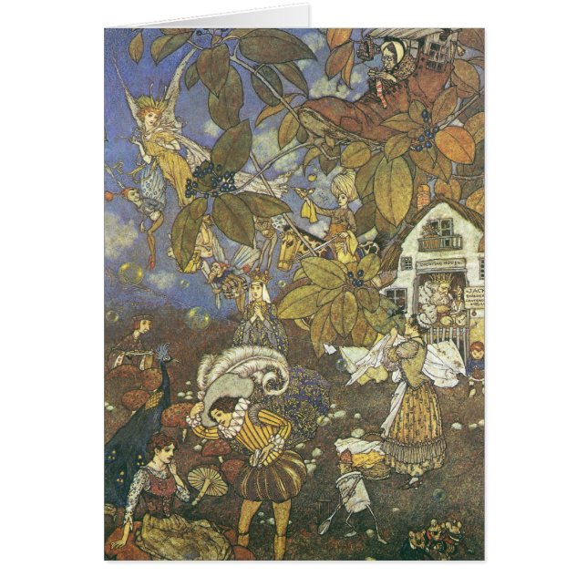 Cartão Caracteres Clássicos de Histórias Vintage, Edmund  (Frente)