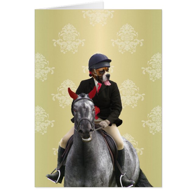 Cartão Caráter de cavaleiro engraçado (Frente)