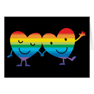 Cartão Caráteres do coração