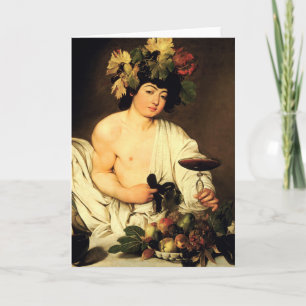 Cartão Caravaggio Bacchus Greeting Card