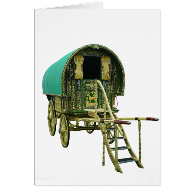 Cartão Caravana cigana (Frente)