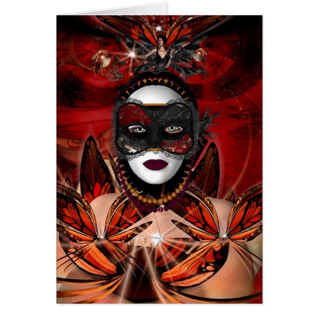Cartão Card Fantasy Art Butterfly Queen (Frente)