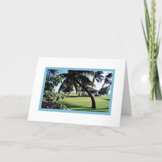 Cartão Card-Poipu Beach Park, Kauai, Havaí