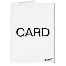 Cartão CARD por TM genérica