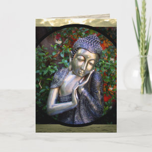 Cartão Card Silver Buddha Birthday