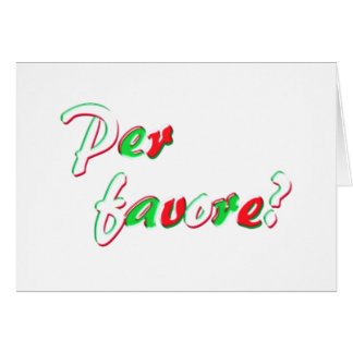 Cartão Carde por favor