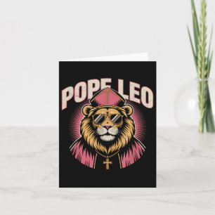 Cartão Cardeal Robert Prevost Papa Leo Xiv 2025 Papa Leo