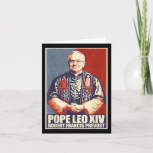 Cartão Cardeal Robert Prevost Papa Leo Xiv 4