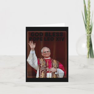 Cartão Cardeal Robert Prevost Shirt Pope Leo Xiv 5